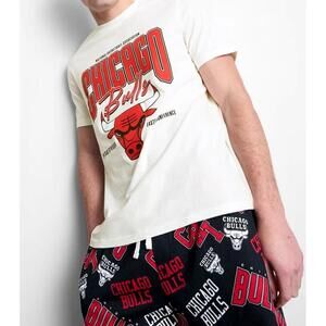 Chicago Bulls Mens Cotton Tshirt  Shorts Pyjama Set